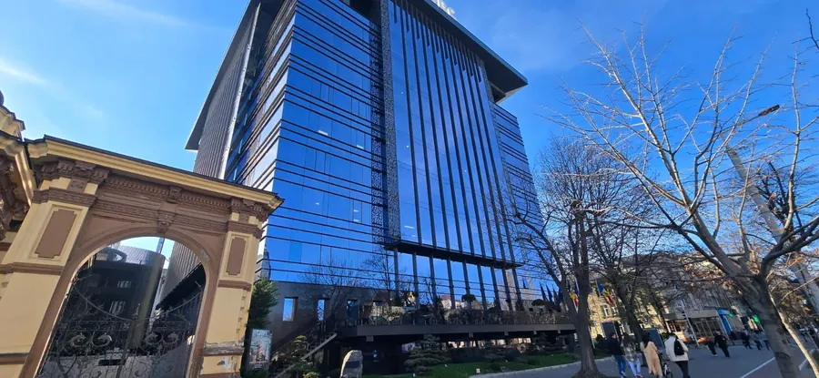 Chisinau city aerial view